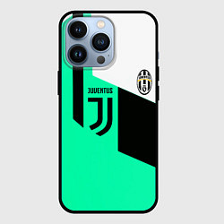 Чехол для iPhone 13 Pro Juventus geometry, цвет: 3D-черный