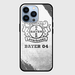 Чехол для iPhone 13 Pro Bayer 04 - white gradient, цвет: 3D-черный