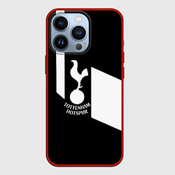 Чехол для iPhone 13 Pro Тоттенхэм геометрия, цвет: 3D-красный