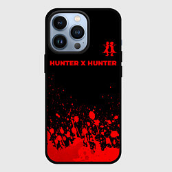 Чехол для iPhone 13 Pro Hunter x Hunter - red gradient посередине, цвет: 3D-черный