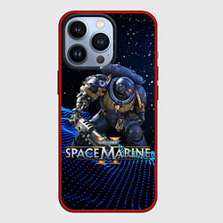 Чехол для iPhone 13 Pro Warhammer 40000 space marine 2 ультрамарин, цвет: 3D-красный