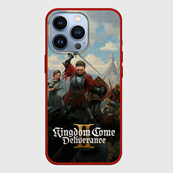 Чехол для iPhone 13 Pro Битва Kingdom come deliverence 2, цвет: 3D-красный