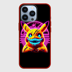 Чехол для iPhone 13 Pro Terrible Pikachu - halloween fantasy, цвет: 3D-красный