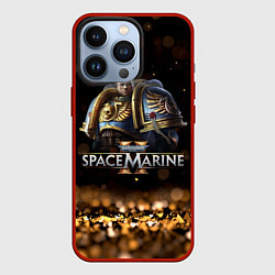 Чехол для iPhone 13 Pro Captain Titus Warhammer 40000 space marine 2, цвет: 3D-красный