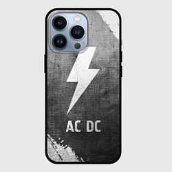 Чехол для iPhone 13 Pro AC DC - grey gradient, цвет: 3D-черный