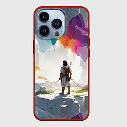 Чехол для iPhone 13 Pro Античный фантастический сюжет, цвет: 3D-красный