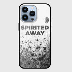 Чехол для iPhone 13 Pro Spirited Away - white gradient посередине, цвет: 3D-черный