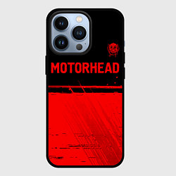 Чехол для iPhone 13 Pro Motorhead - red gradient посередине, цвет: 3D-черный