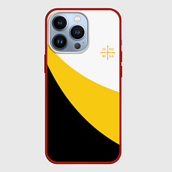 Чехол для iPhone 13 Pro Сокрушу пред ним врагов его малая желтая Ника Нико, цвет: 3D-красный