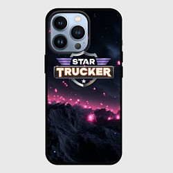 Чехол для iPhone 13 Pro Star Trucker logo space, цвет: 3D-черный