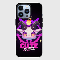 Чехол для iPhone 13 Pro Cute as hell, цвет: 3D-черный