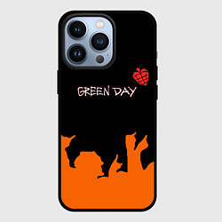 Чехол для iPhone 13 Pro Green day rock, цвет: 3D-черный