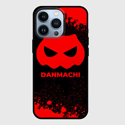 Чехол для iPhone 13 Pro DanMachi - red gradient, цвет: 3D-черный