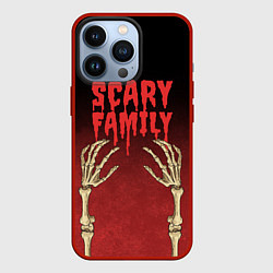 Чехол для iPhone 13 Pro Scary famyli, цвет: 3D-красный