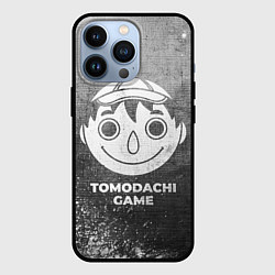 Чехол для iPhone 13 Pro Tomodachi Game - grey gradient, цвет: 3D-черный