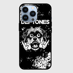 Чехол для iPhone 13 Pro Deftones рок пес, цвет: 3D-черный