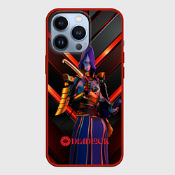 Чехол для iPhone 13 Pro Deadlock Yamato, цвет: 3D-красный