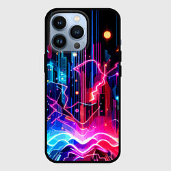 Чехол для iPhone 13 Pro Neon fantasy - ai art, цвет: 3D-черный