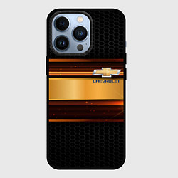 Чехол для iPhone 13 Pro Chevrolet auto abstract, цвет: 3D-черный