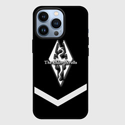 Чехол для iPhone 13 Pro The Elder Scrolls geometry steel, цвет: 3D-черный