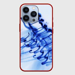 Чехол для iPhone 13 Pro Следы дыма, цвет: 3D-красный