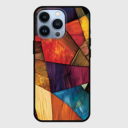 Чехол для iPhone 13 Pro Мозайка геометрическая, цвет: 3D-черный