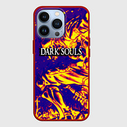 Чехол для iPhone 13 Pro Darksouls рыцарь, цвет: 3D-красный