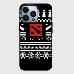 Чехол для iPhone 13 Pro Dota pattern game, цвет: 3D-черный