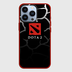 Чехол для iPhone 13 Pro DOTA2 земля, цвет: 3D-красный