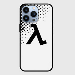 Чехол для iPhone 13 Pro Half-life pattern black, цвет: 3D-черный