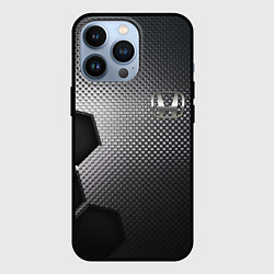 Чехол для iPhone 13 Pro Honda metal auto, цвет: 3D-черный