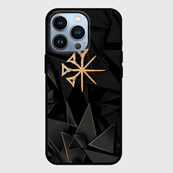 Чехол для iPhone 13 Pro Nightwish golden poly, цвет: 3D-черный