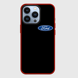 Чехол для iPhone 13 Pro FORD logo auto, цвет: 3D-красный