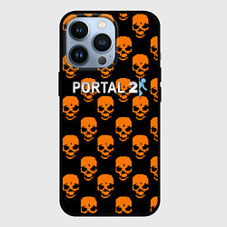 Чехол для iPhone 13 Pro Portal skull pattern, цвет: 3D-черный