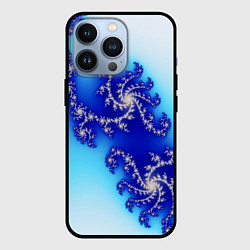 Чехол для iPhone 13 Pro Психоделика холодный узоры, цвет: 3D-черный