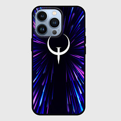 Чехол для iPhone 13 Pro Quake neon energy, цвет: 3D-черный