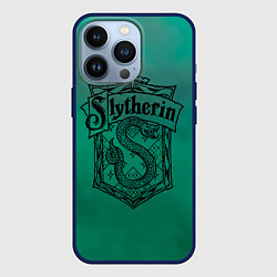 Чехол для iPhone 13 Pro Факультет Слизерин, цвет: 3D-тёмно-синий