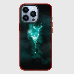 Чехол для iPhone 13 Pro  Patronus deer, цвет: 3D-красный