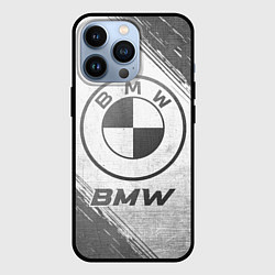 Чехол для iPhone 13 Pro BMW - white gradient, цвет: 3D-черный