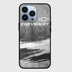 Чехол для iPhone 13 Pro Chevrolet - grey gradient посередине, цвет: 3D-черный
