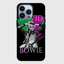 Чехол для iPhone 13 Pro David Bowie - hand goggles, цвет: 3D-черный