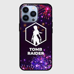 Чехол для iPhone 13 Pro Праздничный Tomb Raider, цвет: 3D-черный