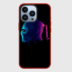 Чехол для iPhone 13 Pro Neon Deadpool, цвет: 3D-красный