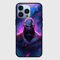 Чехол для iPhone 13 Pro Kratos - neon rain, цвет: 3D-черный