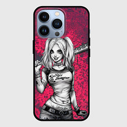 Чехол для iPhone 13 Pro Харли Квинн с битой, цвет: 3D-черный