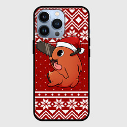 Чехол для iPhone 13 Pro Почита новогодний свитер, цвет: 3D-черный