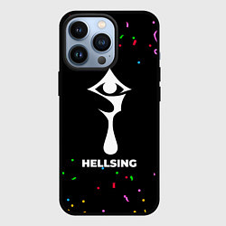 Чехол для iPhone 13 Pro Hellsing конфети, цвет: 3D-черный