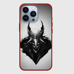 Чехол для iPhone 13 Pro Batman who laughs, цвет: 3D-красный