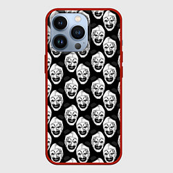Чехол для iPhone 13 Pro Funny terrifier clown Art, цвет: 3D-красный
