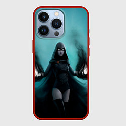 Чехол для iPhone 13 Pro Raven young justice, цвет: 3D-красный